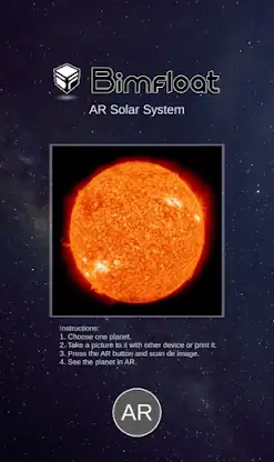 AR Augmented Reality Planets screenshot 2
