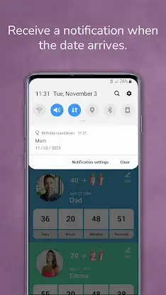 Birthday Countdown screenshot 4