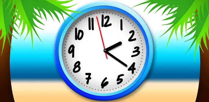 clock game for kids — Android app banner