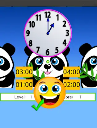 clock game for kids screenshot 1