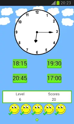clock game for kids screenshot 4