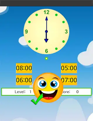 clock game for kids screenshot 3