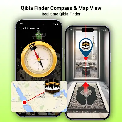 Qibla Compass: Al Quran screenshot 1