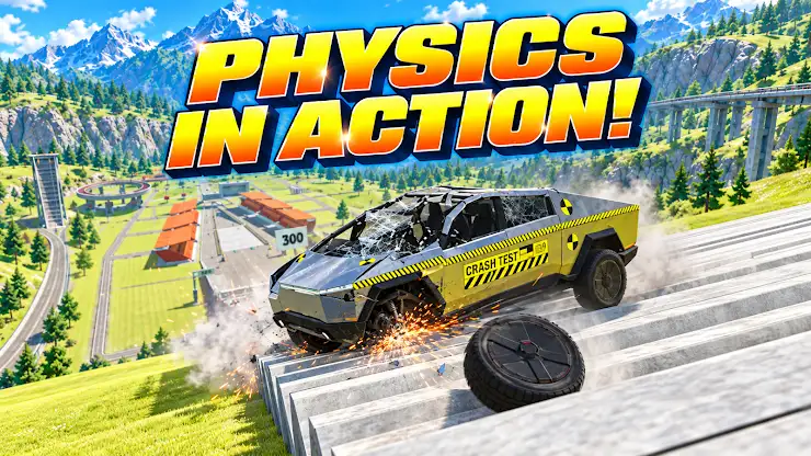 Beam Ramp: Crash Car Simulator screenshot 4