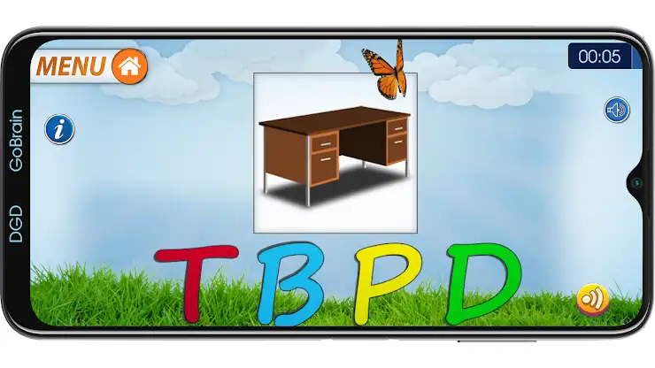 Fun letters - T D P B screenshot 2