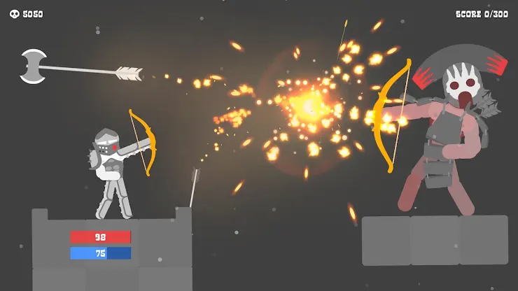 Ragdoll Archers - CrazyGames screenshot 2