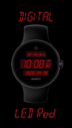 Digital Watch Face 01 screenshot 4