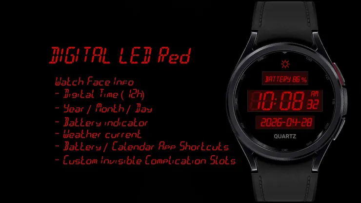 Digital Watch Face 01 screenshot 1