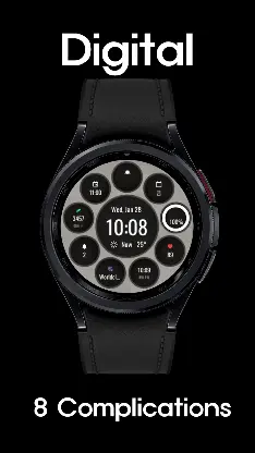 Digital Watch Face 04 screenshot 4