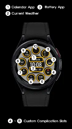 Digital Watch Face 04 screenshot 7