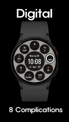 Digital Watch Face 04 screenshot 3