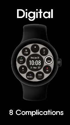 Digital Watch Face 04 screenshot 5