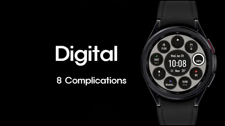 Digital Watch Face 04 screenshot 1