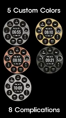 Digital Watch Face 04 screenshot 6
