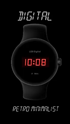 Digital Watch Face 05 screenshot 5
