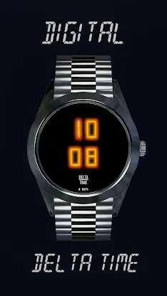 Digital Watch Face 07 screenshot 1