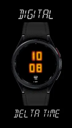 Digital Watch Face 07 screenshot 4
