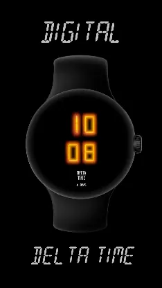 Digital Watch Face 07 screenshot 5
