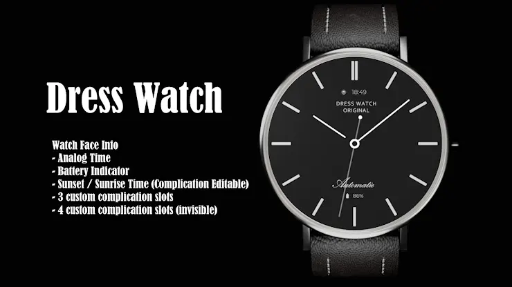 Dress Watch Face 01 screenshot 2