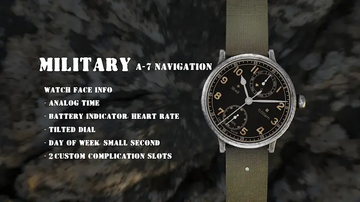 Military Watch Face 06 screenshot 3