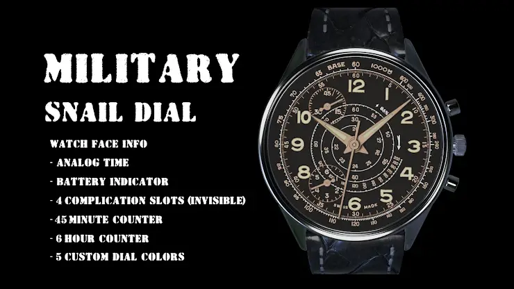 Military Watch Face 13 screenshot 2