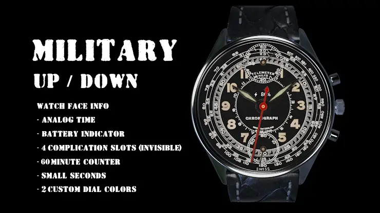 Military Watch Face 14 screenshot 2