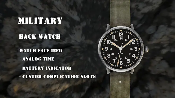 Military Watch Face 15 screenshot 2