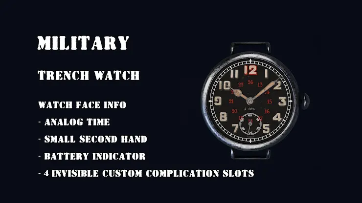 Military Watch Face 16 screenshot 2