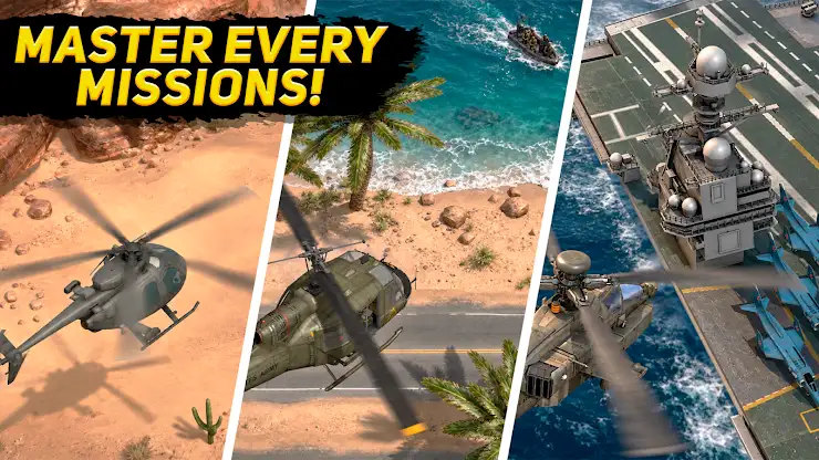 Desert Heli Strike 3D: Gunship screenshot 5