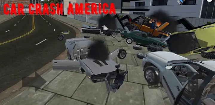 Car Crash America — Android game banner