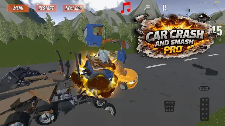 Car Crash And Smash Pro screenshot 1