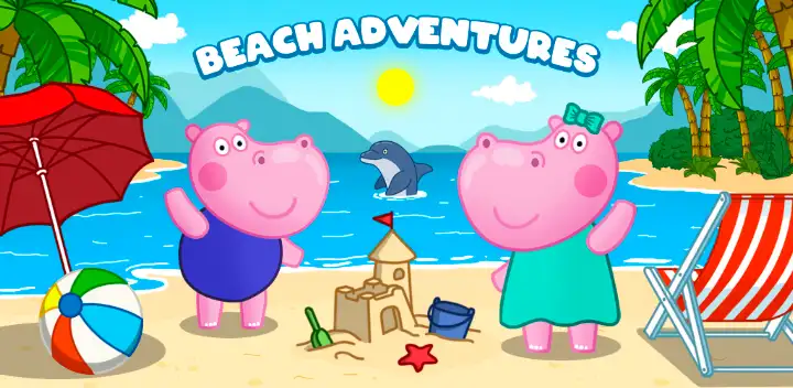 Kids beach adventures — Android game banner