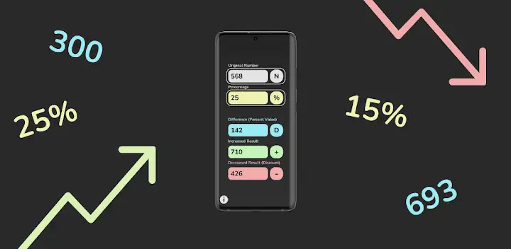 Simple Percentage Calculator — Android app banner