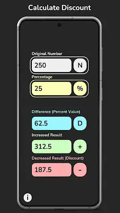 Simple Percentage Calculator screenshot 2