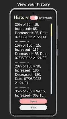 Simple Percentage Calculator screenshot 6