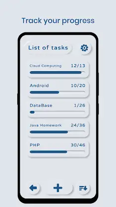Simple Progress Tracker screenshot 1