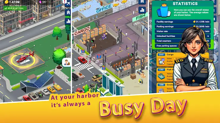 Magnat de Mega Harbor inactif screenshot 2