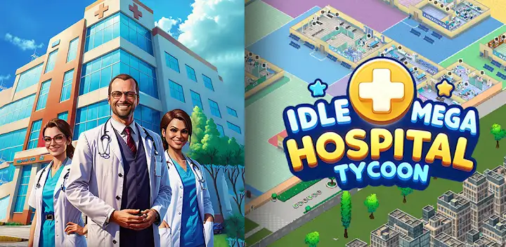 Idle Real Hospital Tycoon — Android game banner
