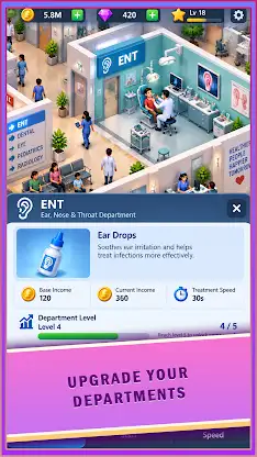 Idle Real Hospital Tycoon screenshot 4