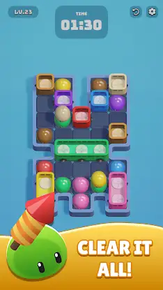 Slime Away: Color Sort Jam 3D screenshot 5