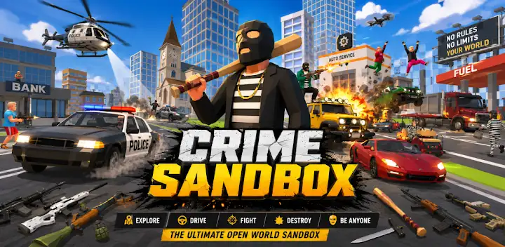 Crime Sandbox: Mob Battle — Android game banner