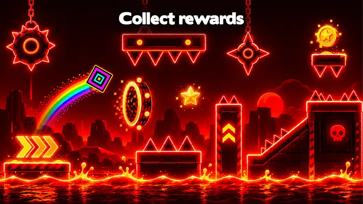 Pixel Ride – Jump to the Beat screenshot 3