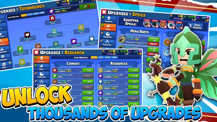 Idle Hero TD Tower Defense RPG screenshot 3