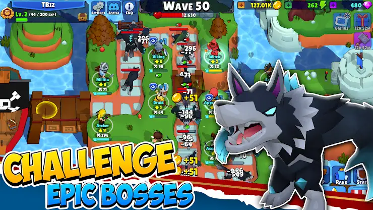 Idle Hero TD Tower Defense RPG screenshot 8