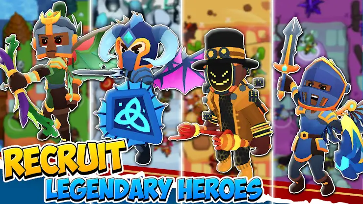 Idle Hero TD Tower Defense RPG screenshot 6