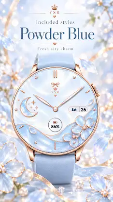 YSR009 Moon Petal Watch Face screenshot 4