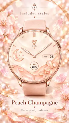 YSR009 Moon Petal Watch Face screenshot 5