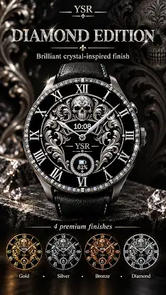 YSR004 Royal Skull Watch Face screenshot 7