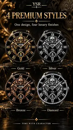 YSR004 Royal Skull Watch Face screenshot 2