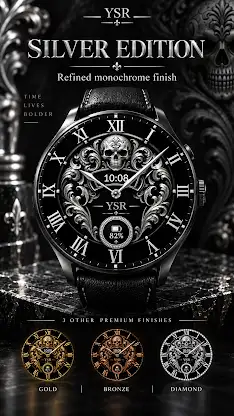 YSR004 Royal Skull Watch Face screenshot 8
